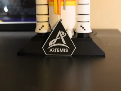 NASA Artemis Logo - Display Badge for SLS Rocket