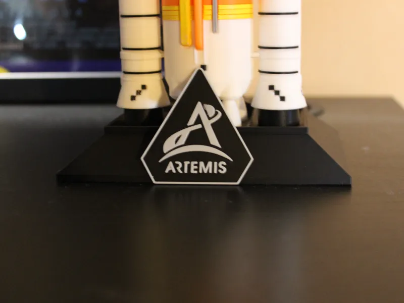 NASA Artemis Logo - Display Badge for SLS Rocket