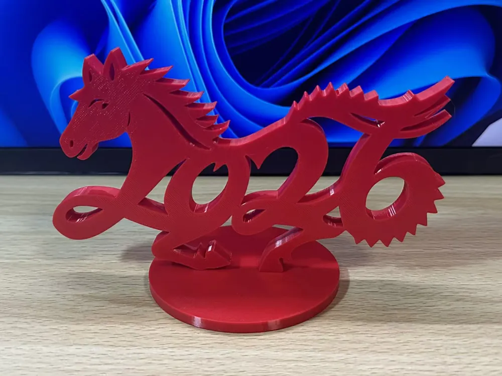 Générique Jouet en Peluche De L Année du Cheval,Mascotte Cheval Chinois 2026 | Souvenir Peluche,Décoration Bureau Maison École Bibliothèque Table
