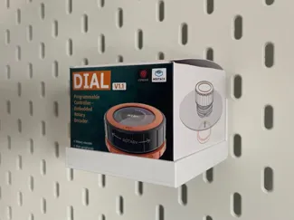 Skadis M5Stack Dial - holder / shelf with dovetail