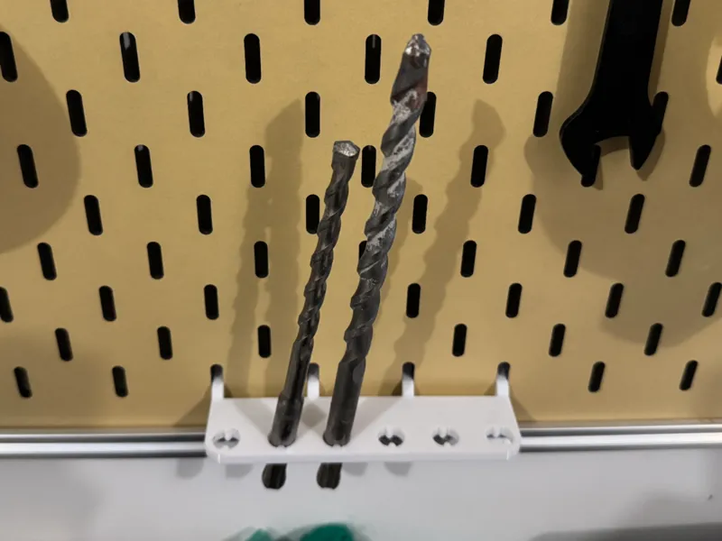 洞洞板工具计划 独家冲击钻头支架（无需支撑）