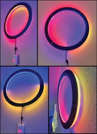 LED Ring Wall Light