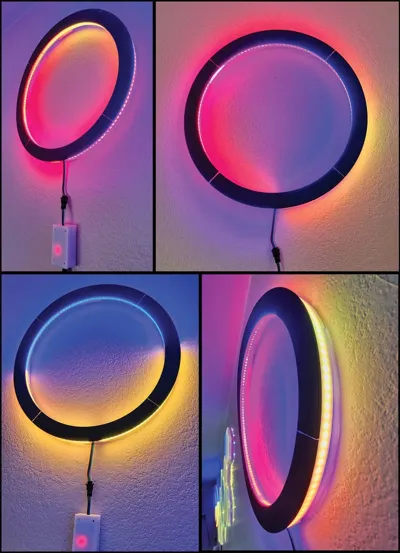 LED Ring Wall Light