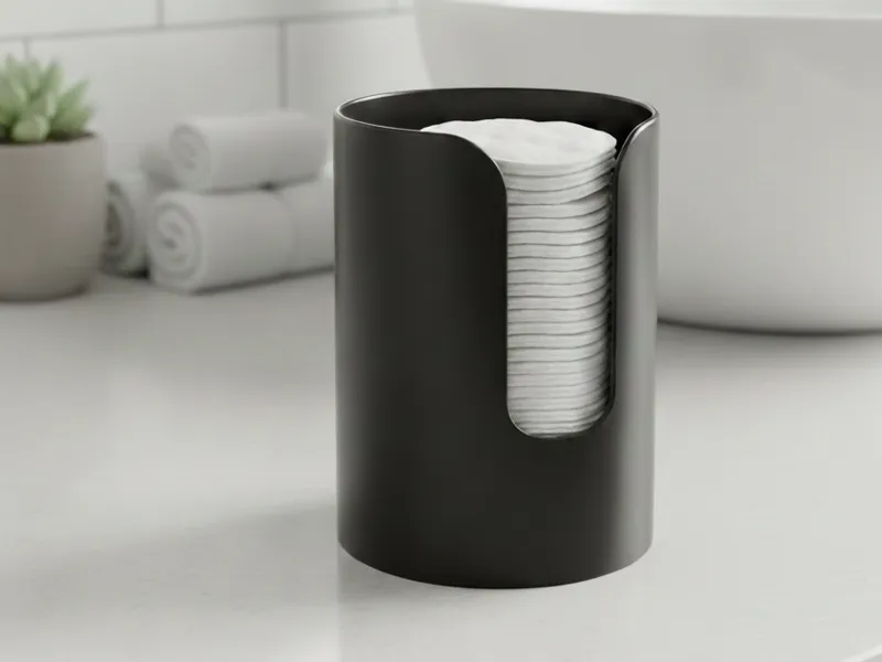 SleekStack Cotton Pad Holder