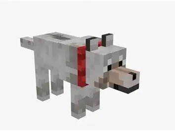 minecraft plan gray wolf
