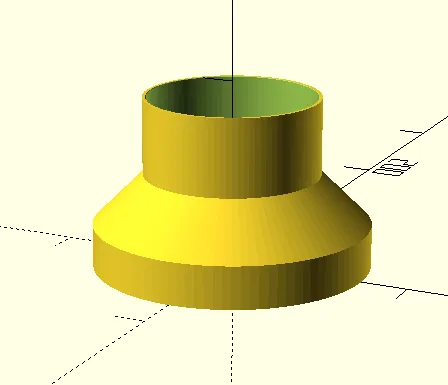 Pipe adapter - customizable overhang angle