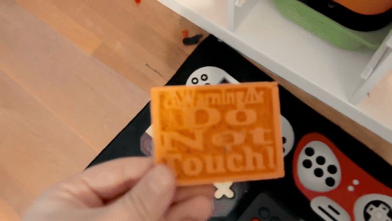 Do not touch sign (please read description)