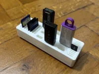 Rangement Gridfinity pour cartes USB et SD — photo 1
