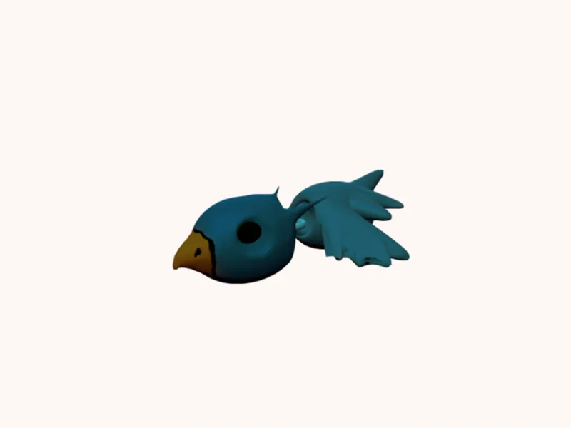 articulated bird fidget toy