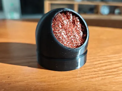 Soldering Iron Tip Cleaning Ball Base Solder Cleaner Steel Wire Ball Solder Nozzle Cleaner Base