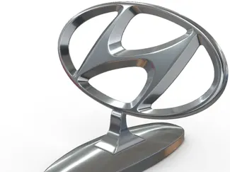 Hyundai hood ornament