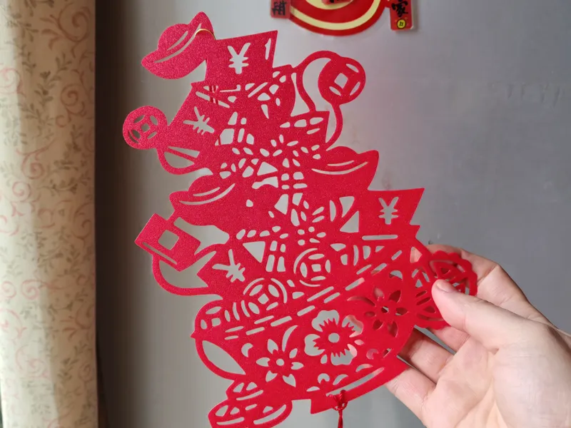 聚宝盆窗花