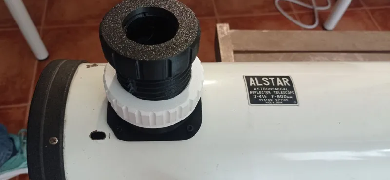 Non-rotating helical focuser for old newton 114mm