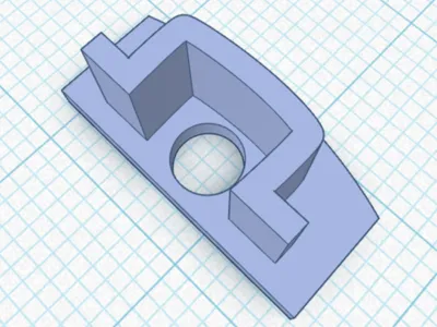 LED light rail end cap