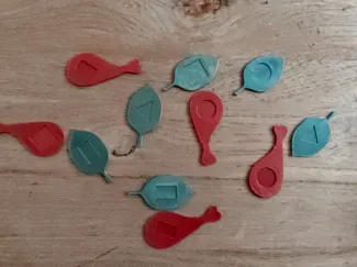 Dino vormen eten geven