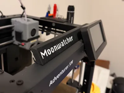 Flash forge Ad5X 5m led holder printer improved.