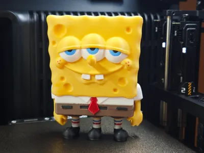 Three-eyed Spongebob Multi-color Printing Spongebob