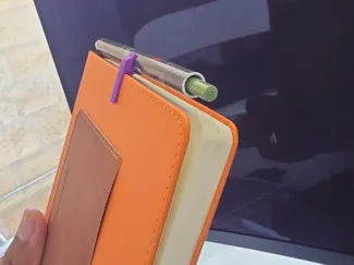 Clip Porta-Lapicero 10mm para Agenda