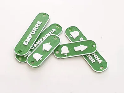 Doorbell Interior Exterior Signs Multi Language