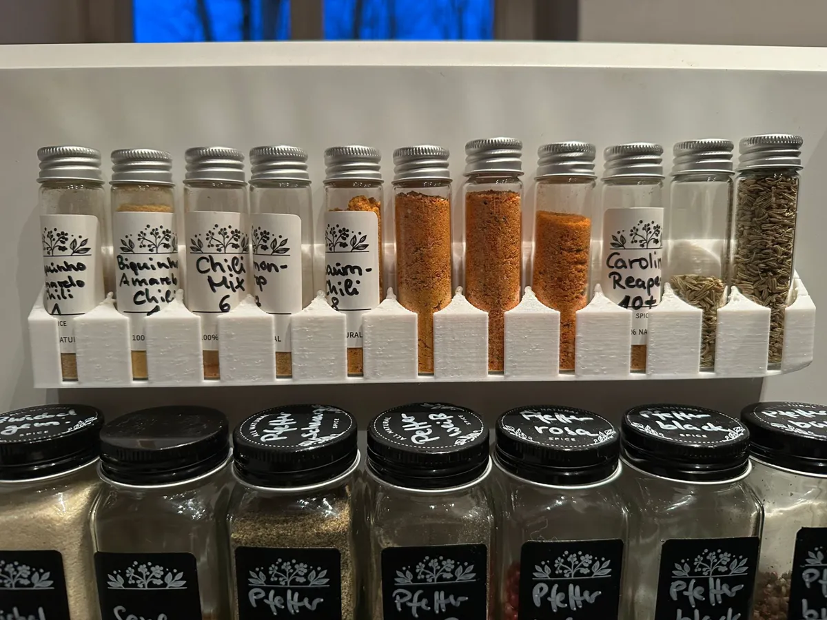 Small Spice Jar Holder Spice Rack organizer - Free 3D Print Model ...