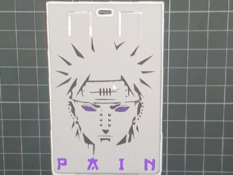 porta badge volto Pain