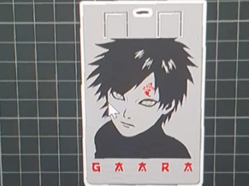 porta badge volto Gaara