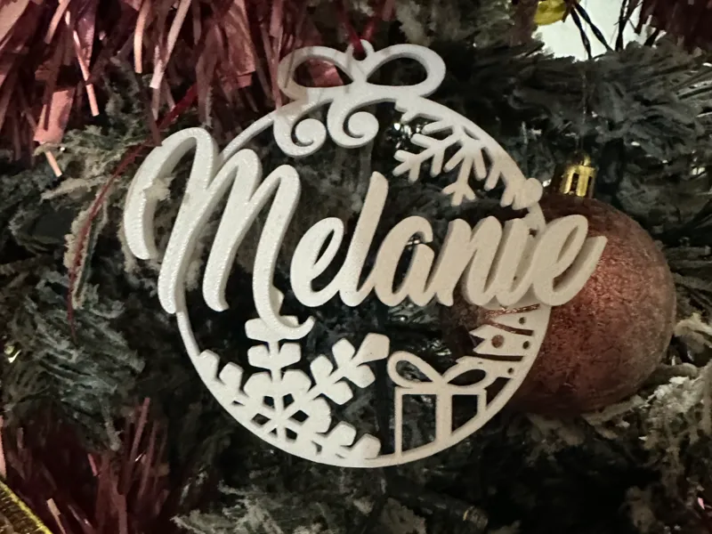 Christmas tree ball-ornament