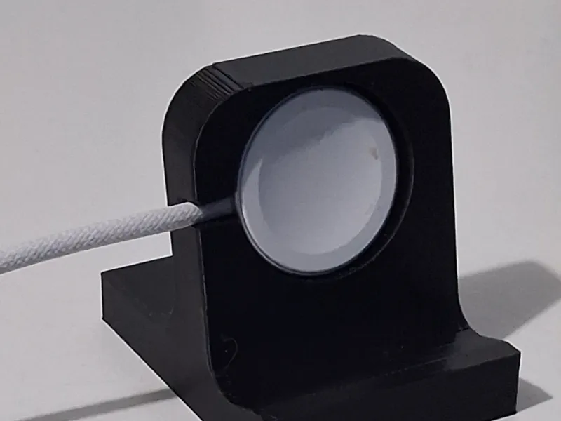 apple watch holder with charger wire slot