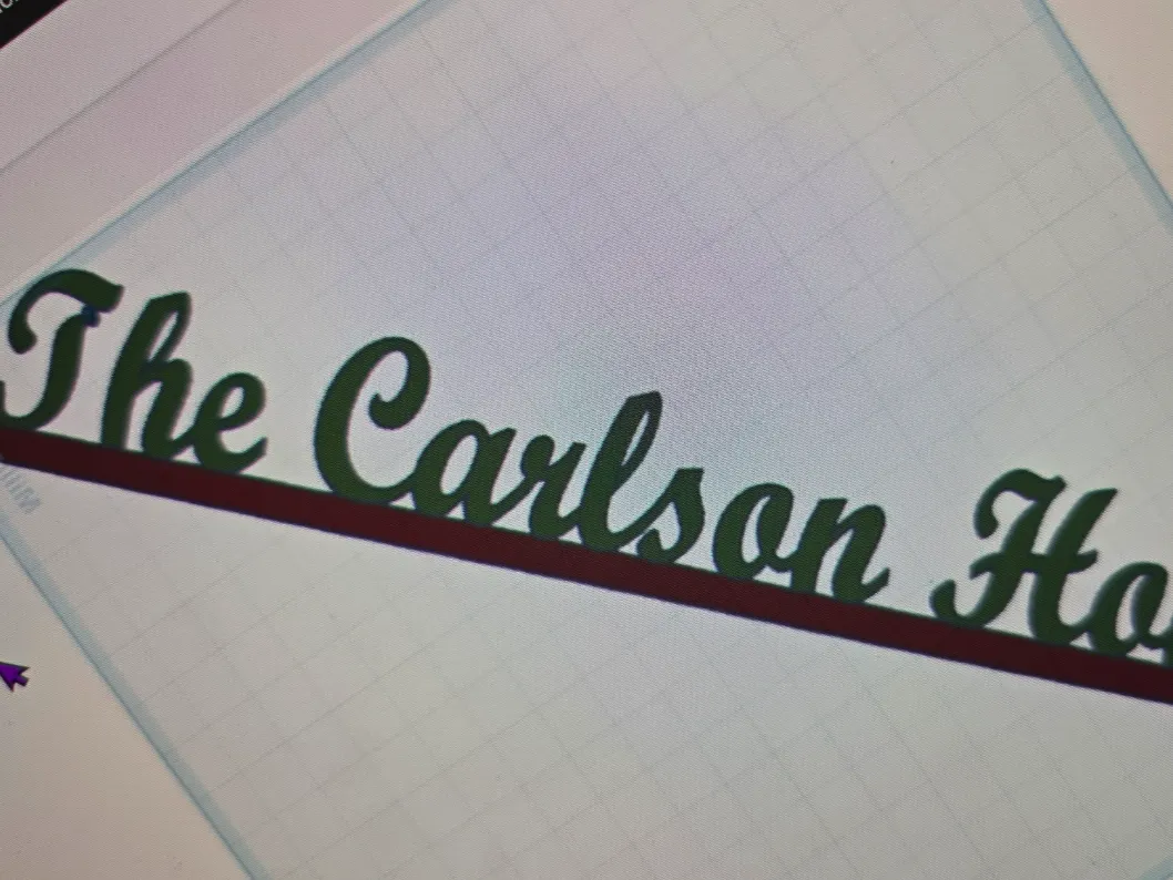 the carlson home sign - Free 3D Print Model - MakerWorld