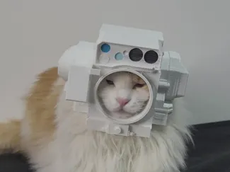 激光武器猫头盔