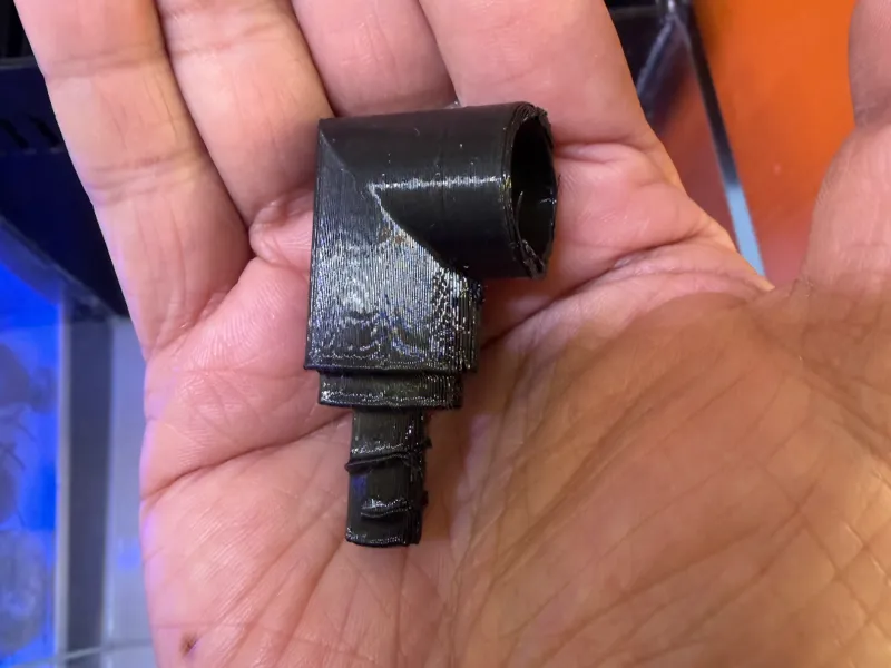 鱼缸背滤（后滤）出水口与软管连接件
