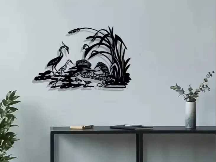 Elegant Birds Wall Art