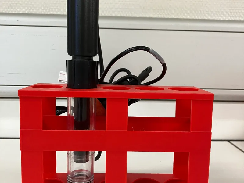 portoir sonde optique Oxymétrie Vernier