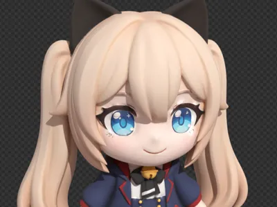 Karabiner Michelle Chibi Figure