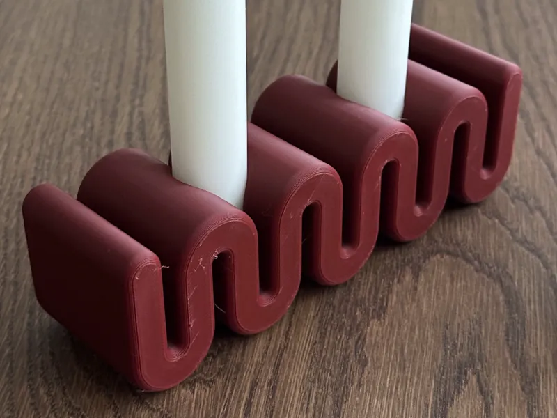 Wavy Candle Holder