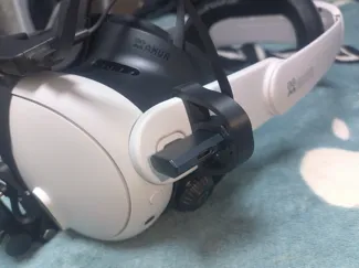 适用于quest3安装type-c一分二转接的保护支架