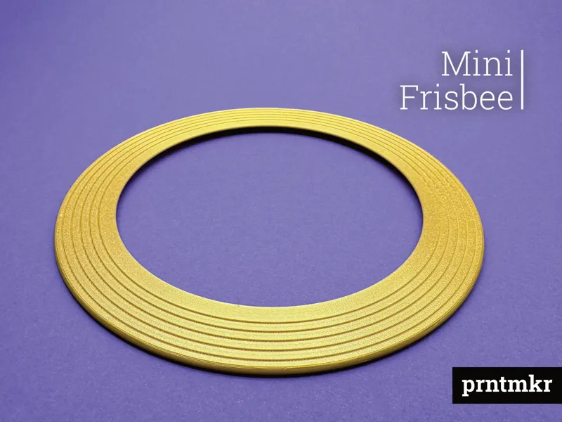 Mini-Frisbee - Small, but ultra stable flight!