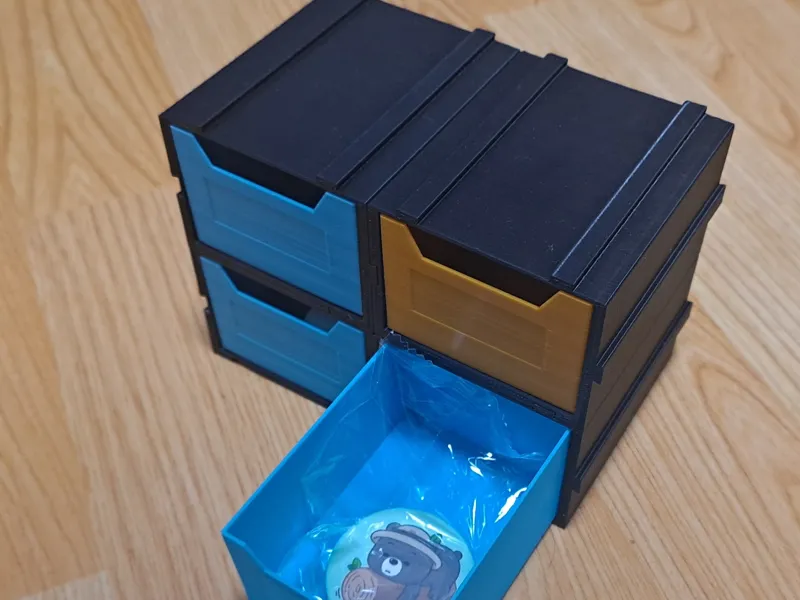 Tunguska divided Drawer Box/ a storage box 1.0v