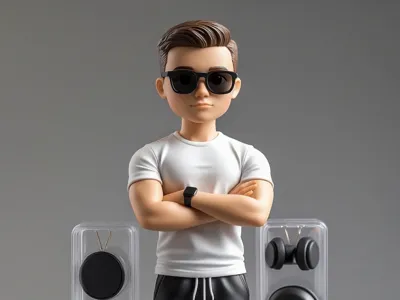 Cool Guy Figurine