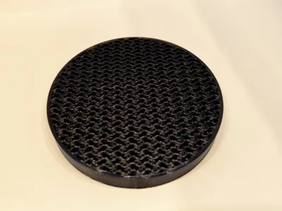 Infill Glass Coaster