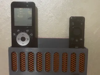 TV remote control stand (veil-style)