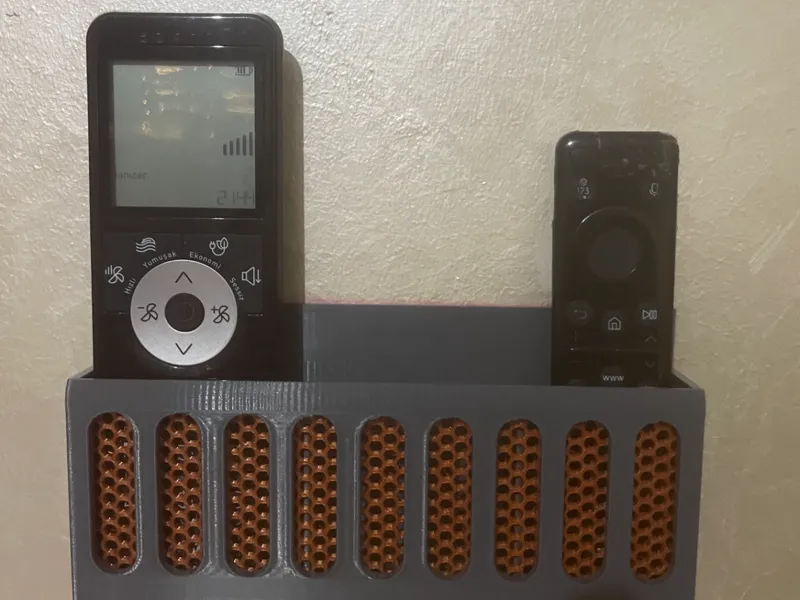 TV remote control stand (veil-style)