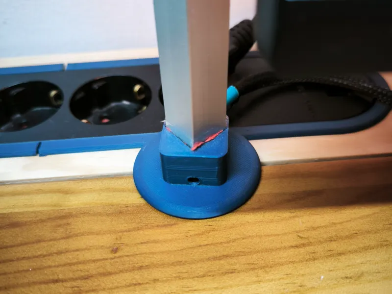 Suporte para perfil de LED  de 45º