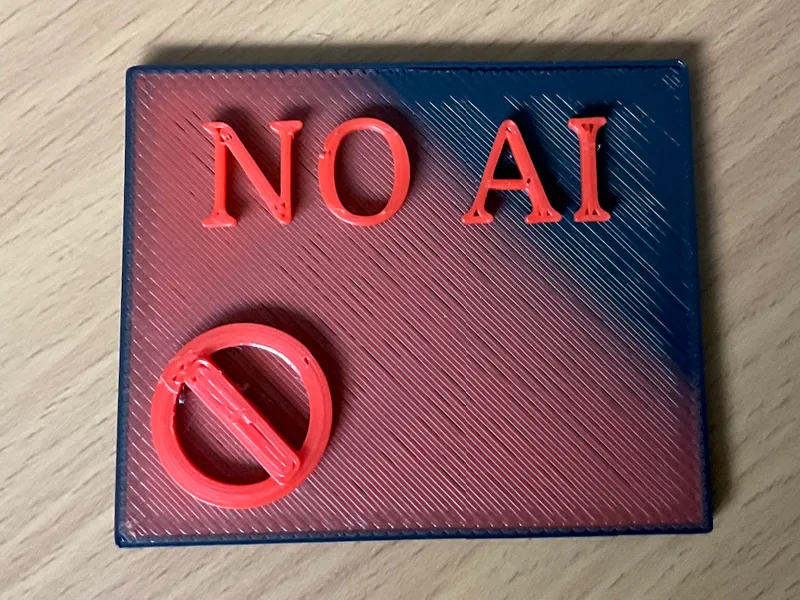 No AI Sign