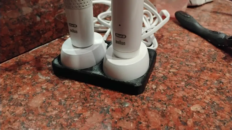 Dual Oral-B Electric Toothbrush Charger Mount