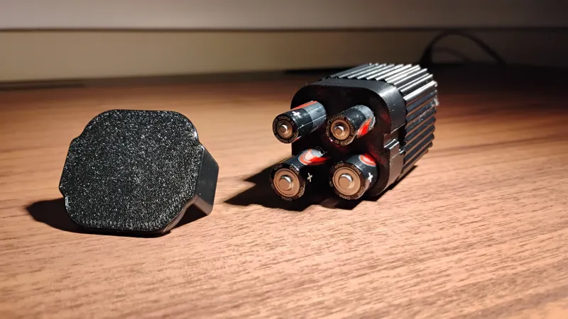 Quick Lock Dual AA & AAA Battery Travel Case