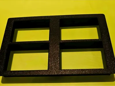 Quad screen holder for ILI9488 4''