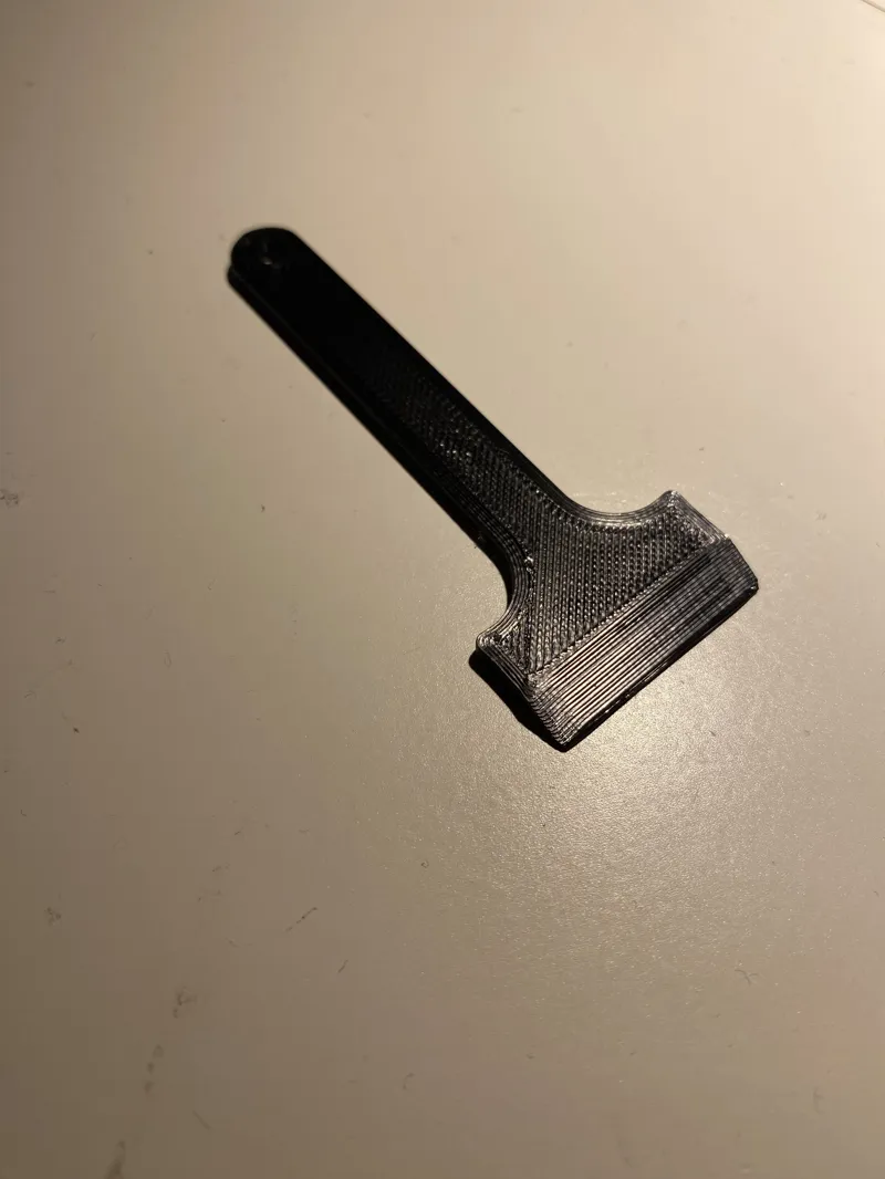 Small 3d printer bed scraper