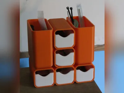 Desk Organizer with Drawers