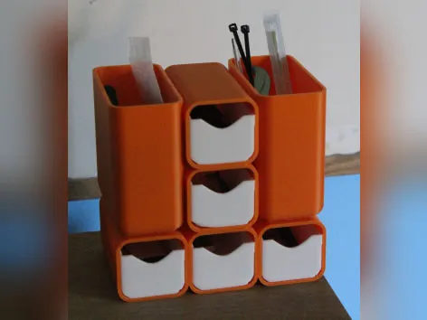Desk Organizer with Drawers